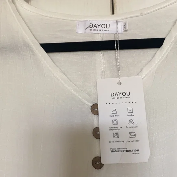 DAYOU white sun dress - Picture 3 of 5